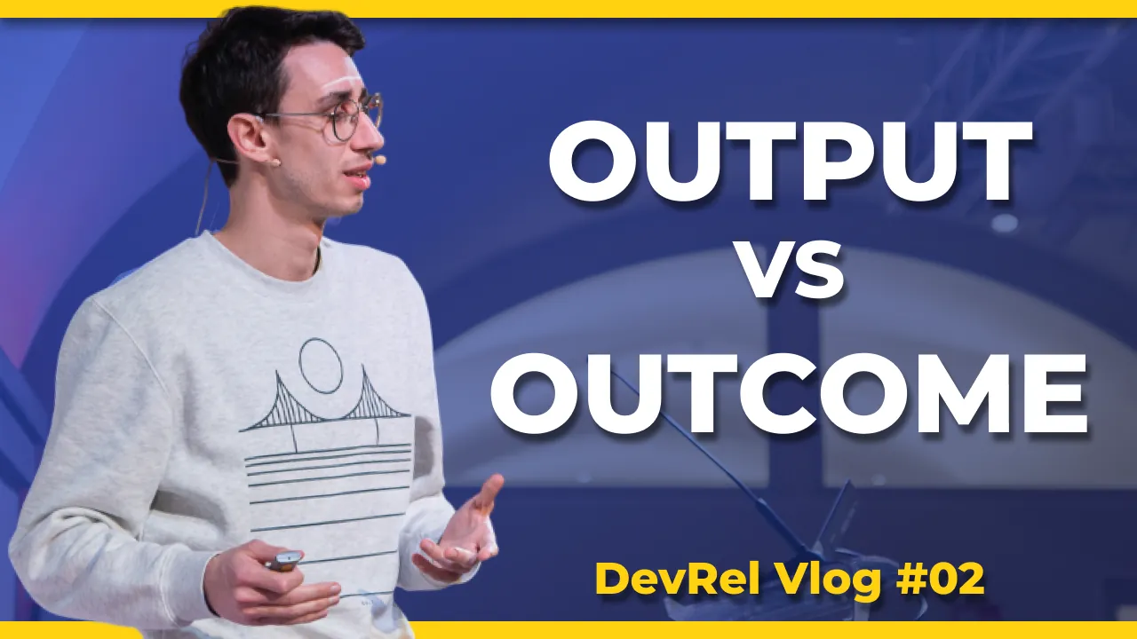 An open brainstorming about effort vs output vs outcome and how to set the initial goals.