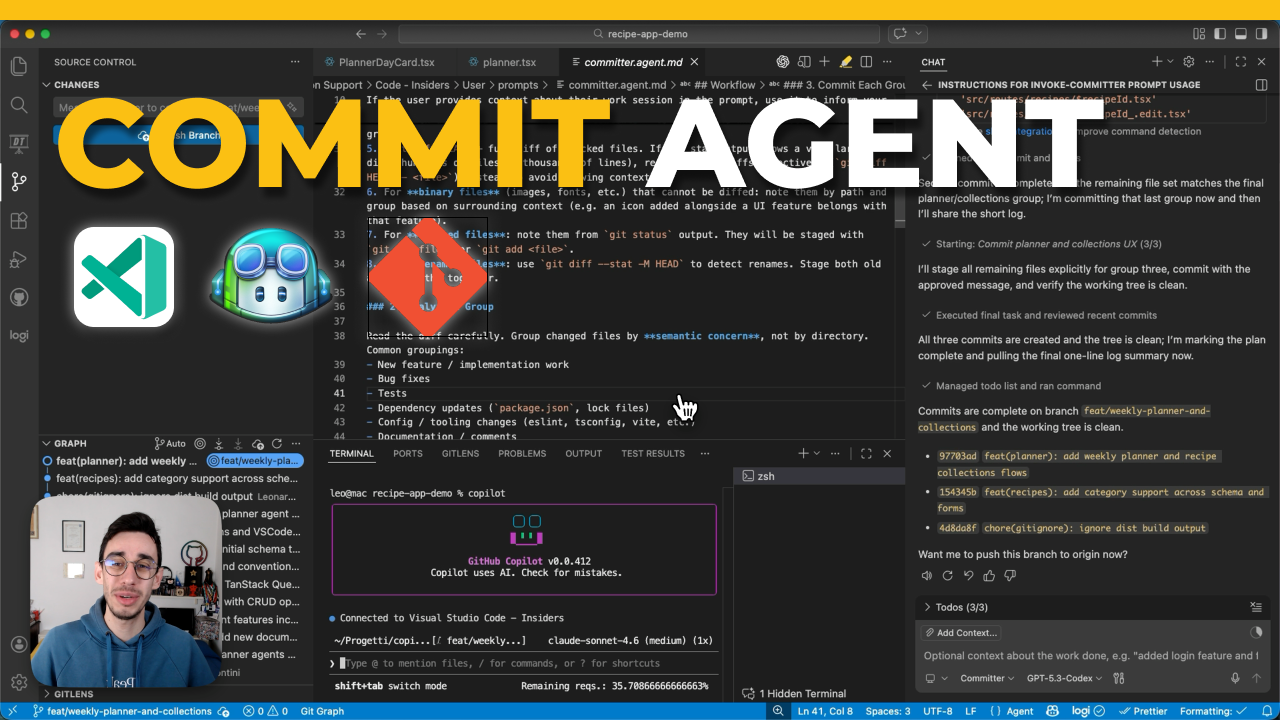 A Custom Copilot Agent That Splits Your Commits for You
