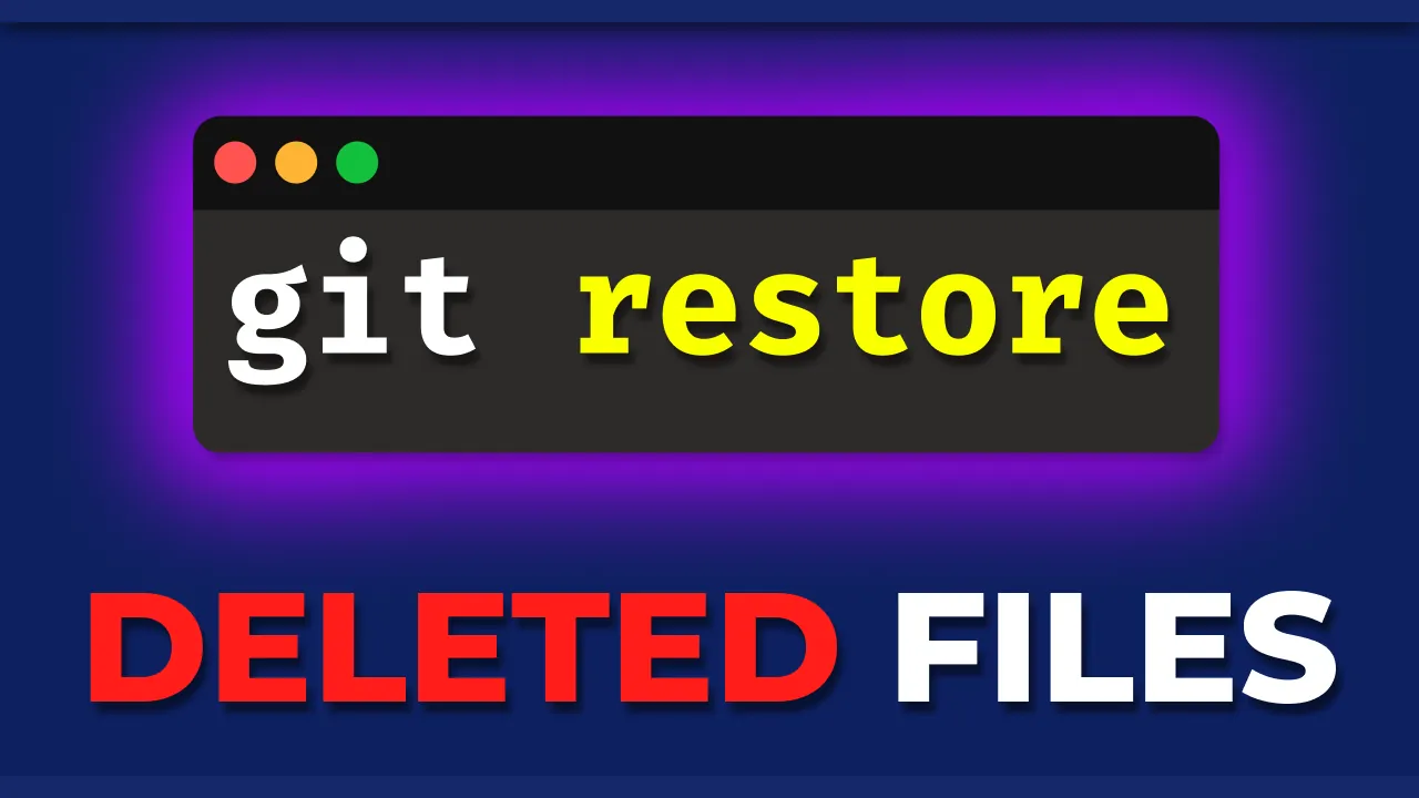 git restore and git log to time travel and recover lost files