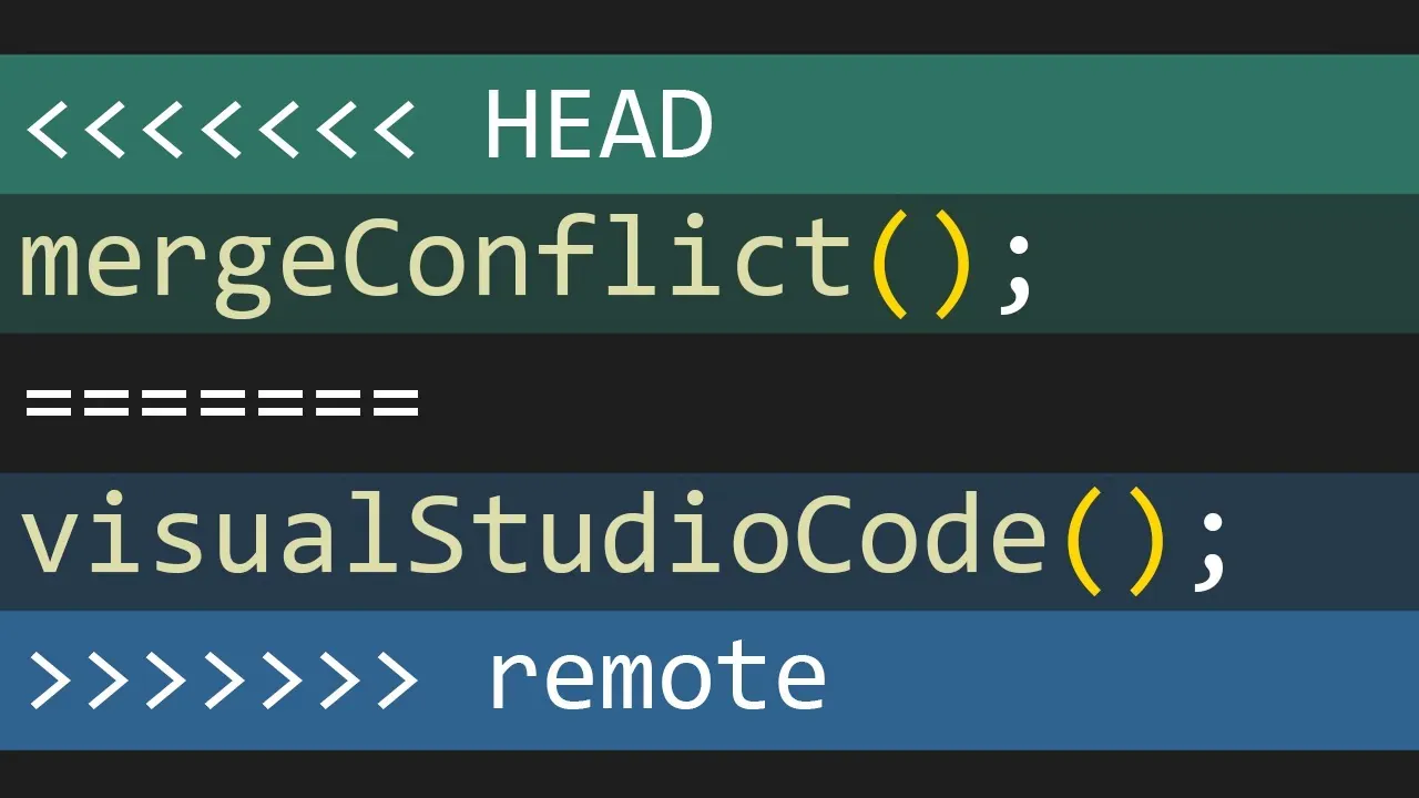 Resolving Merge Conflicts with Visual Studio Code