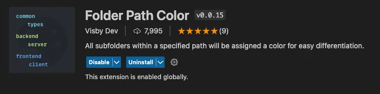 Folder Path Color